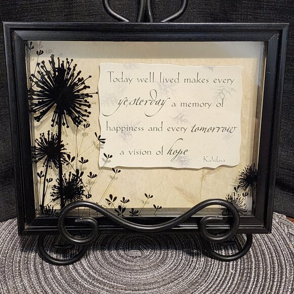 Other - Inspirational Quote plaque / Shadow Box